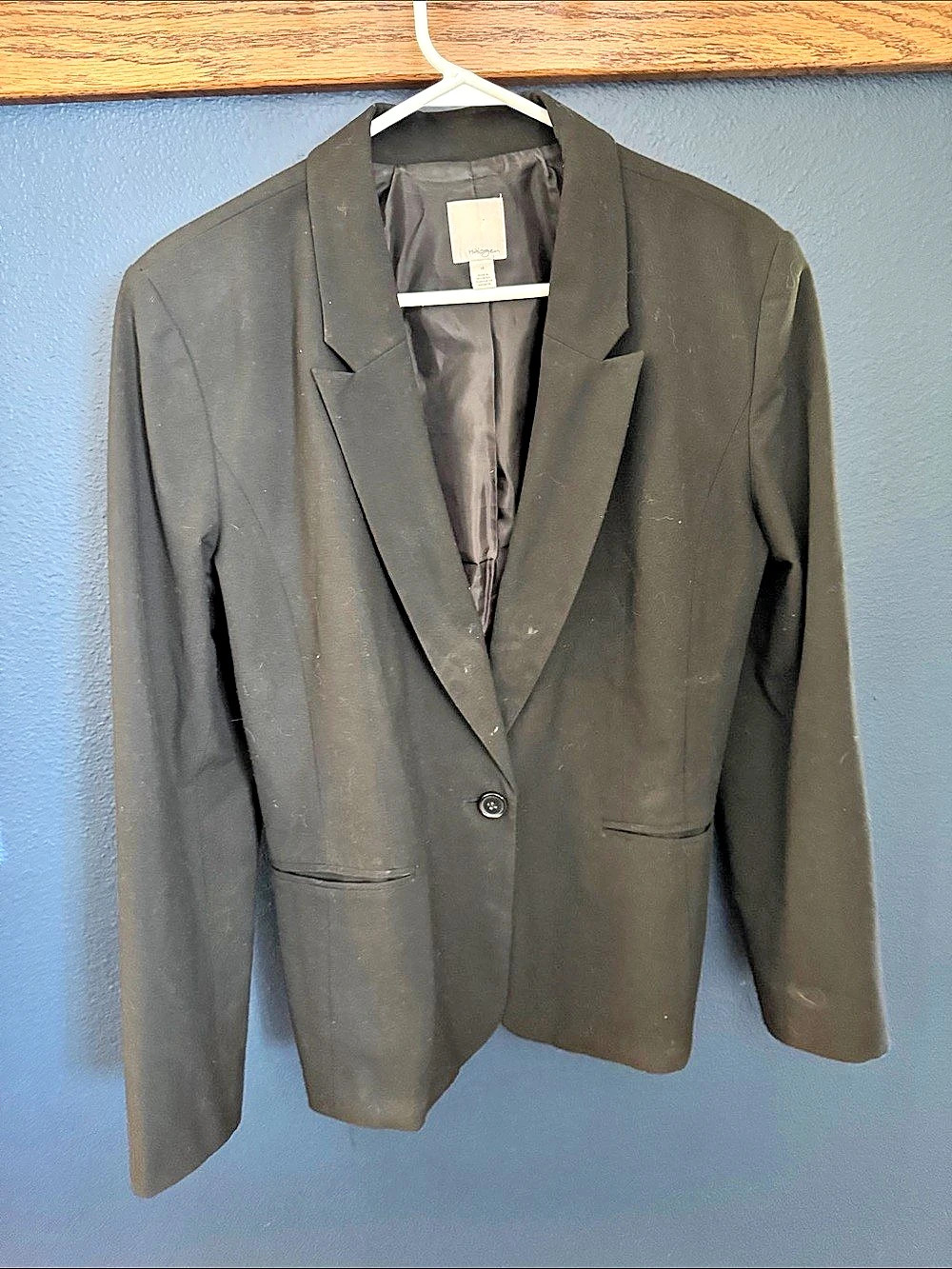 Halogen Black Blazer Size 14